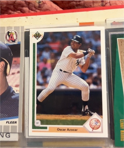 1991 Upper Deck #354 Oscar Azocar — front