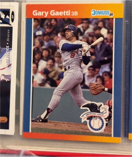1989 Donruss #13 Gary Gaetti — front