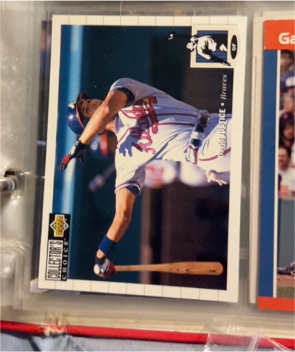 1994 Upper Deck Collector's Choice #156 David Justice — front