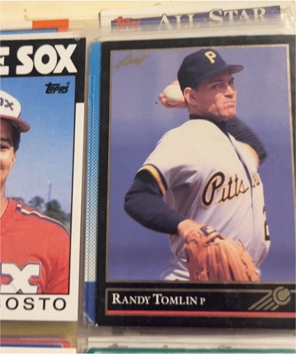 1991 Topps #661 Randy Tomlin — front