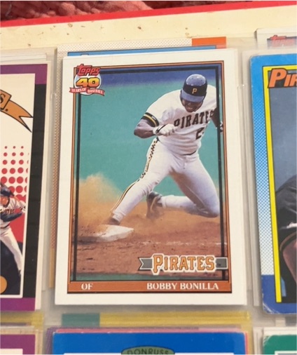 1991 Topps #750 Bobby Bonilla — front