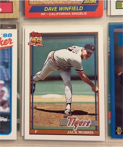 1991 Topps #75 Jack Morris — front