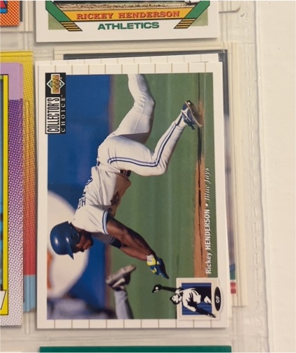 1994 Upper Deck Collector's Choice #131 Rickey Henderson — front