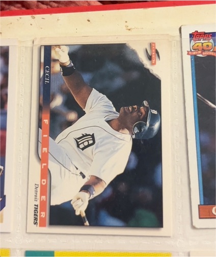 1996 Score #76 Cecil Fielder — front
