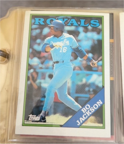 1988 Topps #750 Bo Jackson — front