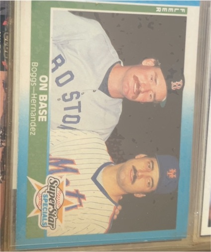 1987 Fleer #637 Wade Boggs Keith Hernandez — front