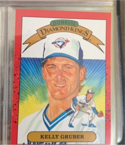 1990 Donruss Diamond Kings #12 Kelly Gruber — front