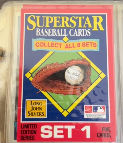 1990 Starline Long John Silver Superstar Baseball Cards Set 1 — front