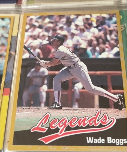 1990 Legends Sports Memorabilia #14 Wade Boggs — front
