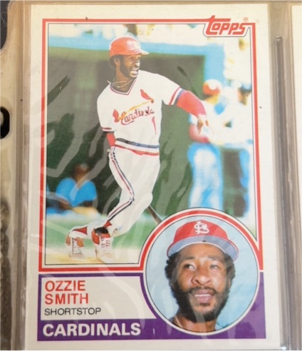 1983 Topps #540 Ozzie Smith — front