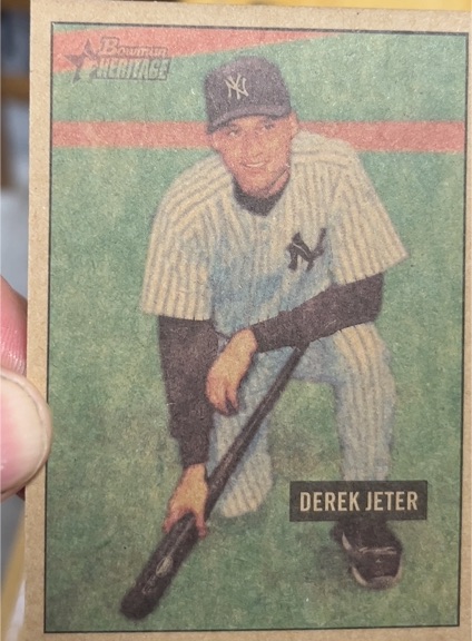 2005 Bowman Heritage #26 Derek Jeter — front
