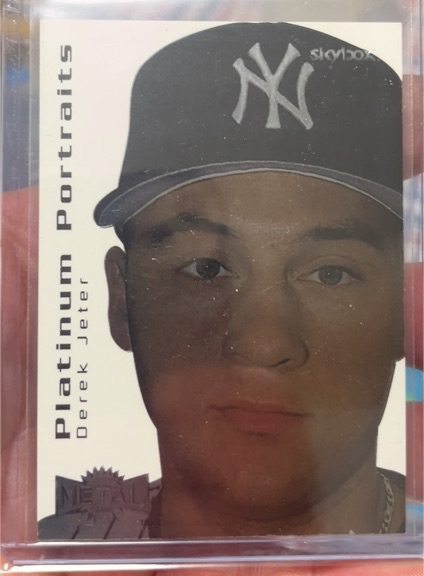 2000 Skybox Metal Platinum Portraits #7PP Derek Jeter — front