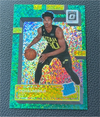 2022-23 Panini Donruss Optic #205 Ochai Agbaji Rated Rookie — front