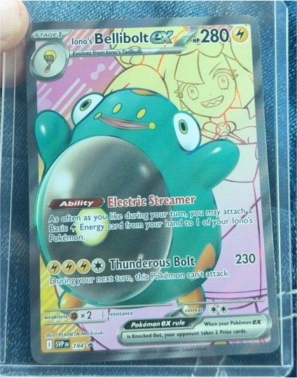 Iono's Bellibolt ex 194 Scarlet & Violet Promo — front