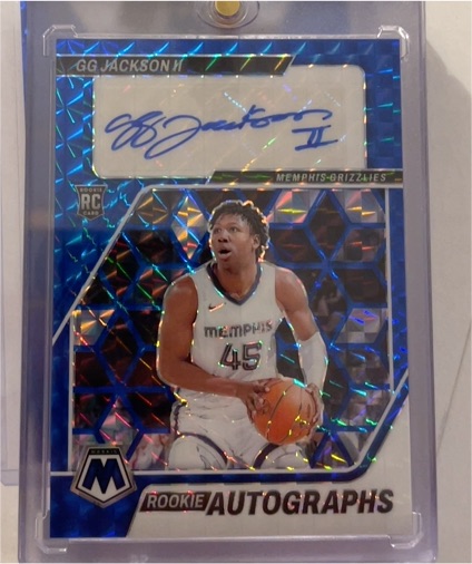 2023-24 Panini Mosaic #RS-GGJ GG Jackson II Rookie Autographs — front