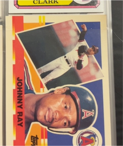 1990 Topps Big #95 Johnny Ray — front