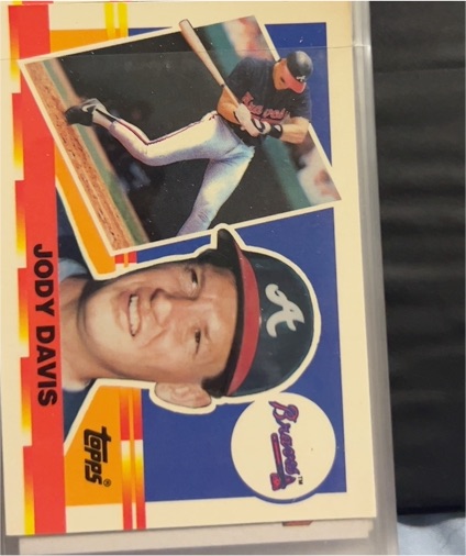 1990 Topps Big #26 Jody Davis — front