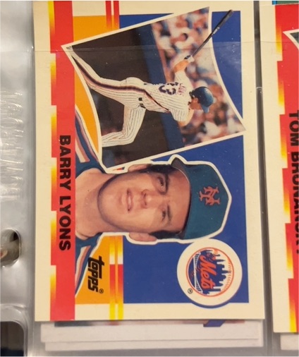 1990 Topps Big #97 Barry Lyons — front