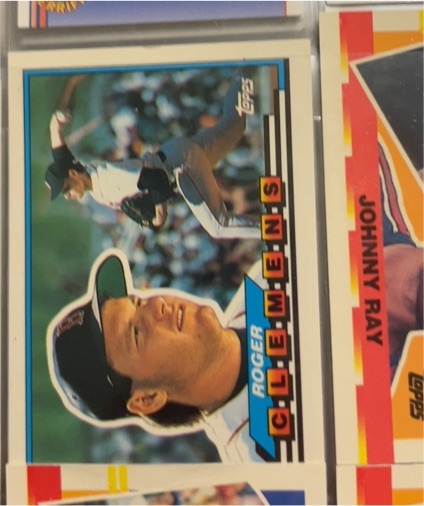 1989 Topps Big #42 Roger Clemens — front