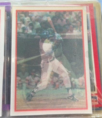 1986 Sportflics #4 Rickey Henderson — front