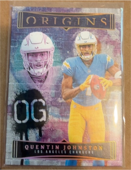 2023 Panini Origins #OG-QJ Quentin Johnston — front
