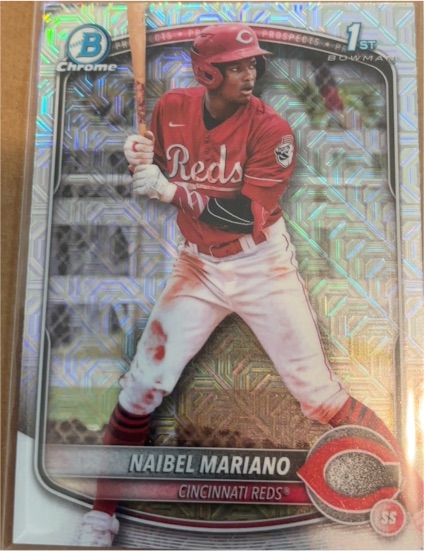 2025 Bowman Chrome #BCP-99 Naibel Mariano — front