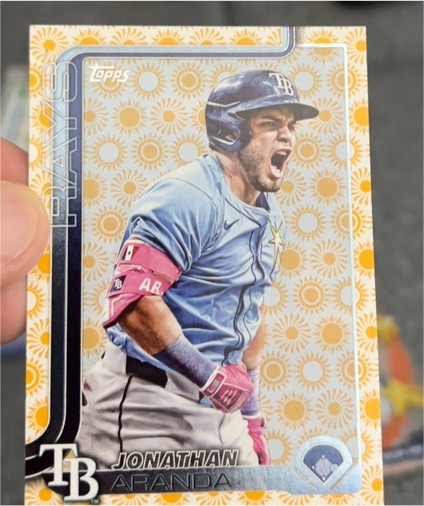 2025 Topps #678 Jonathan Aranda — front