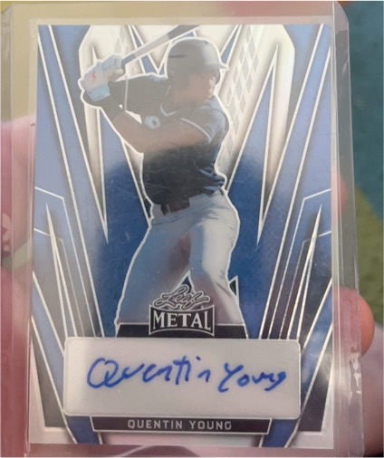 2024 Leaf Metal #BA-QY1 Quentin Young — front