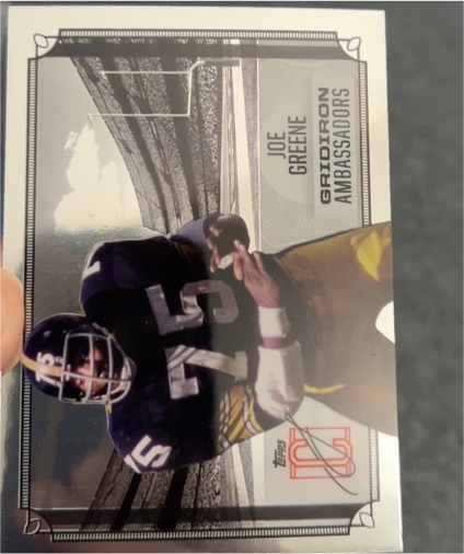 2024 Topps Signature Class #GA-23 Joe Greene — front