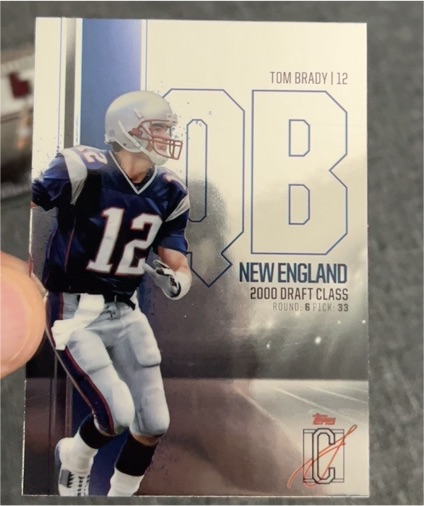 2000 Topps Draft Class #12 Tom Brady — front
