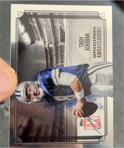 2024 Topps Signature Class #GA-25 Troy Aikman — front