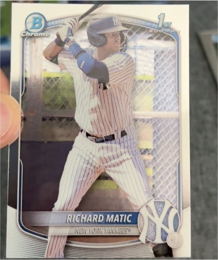 2025 Bowman Chrome Prospects #BCP-71 Richard Matic — front
