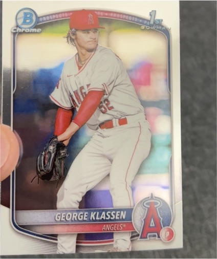 2025 Bowman Chrome #BCP-63 George Klassen — front