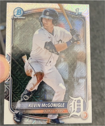 2025 Bowman Chrome #BCP-79 Kevin McGonigle — front
