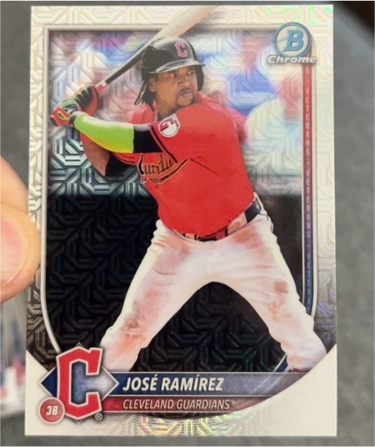 2025 Bowman Chrome #89 José Ramírez — front