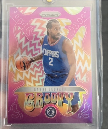 2024-25 Panini Prizm #18 Kawhi Leonard Groovy — front