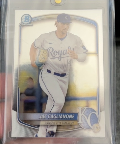 2025 Bowman Chrome Prospects #BCP-103 Jac Caglianone — front