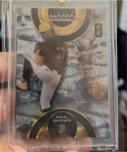 2024 Wild Card Auto Mania #15 Paul Skenes — front