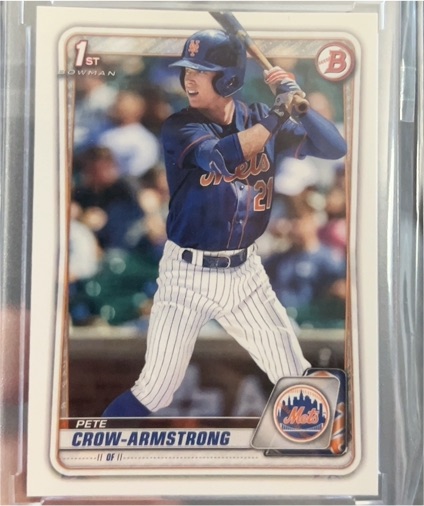2020 Bowman Draft #BD-72 Pete Crow-Armstrong — front