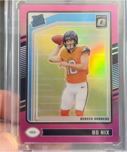 2024 Donruss Optic #209 Bo Nix — front