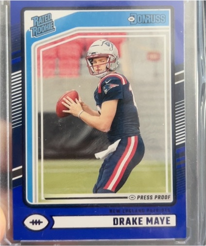 2024 Panini Donruss #379 Drake Maye — front