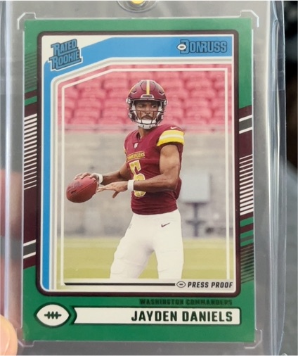 2024 Panini Donruss #389 Jayden Daniels — front