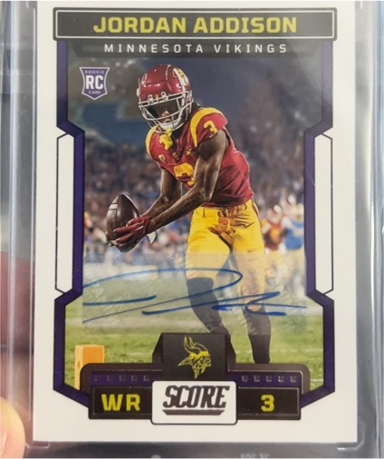 2023 Panini Score #346 Jordan Addison — front