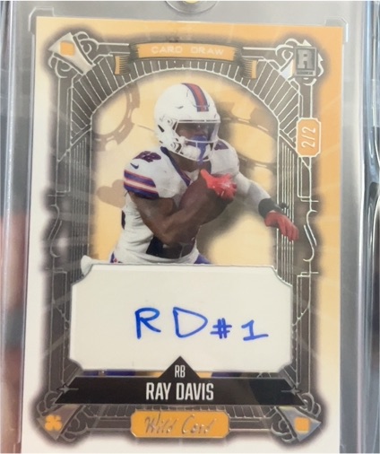 2024 Wild Card 5 Card Draw #2/2 Ray Davis — front
