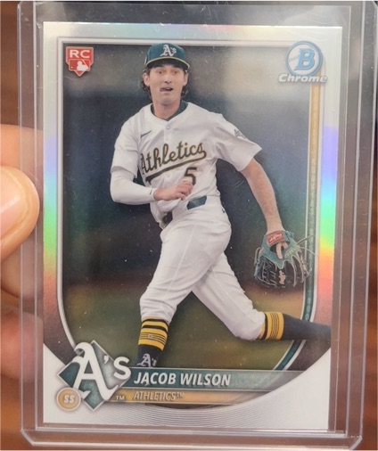 2025 Bowman Chrome #9 Jacob Wilson — front