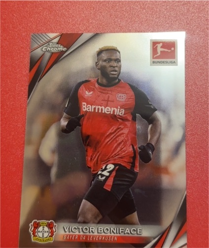 2024-25 Topps Chrome Bundesliga Victor Boniface — front