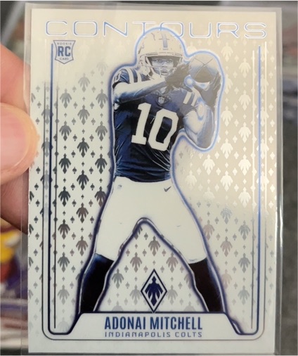 2024 Panini Phoenix #CON-AML Adonai Mitchell Contours — front