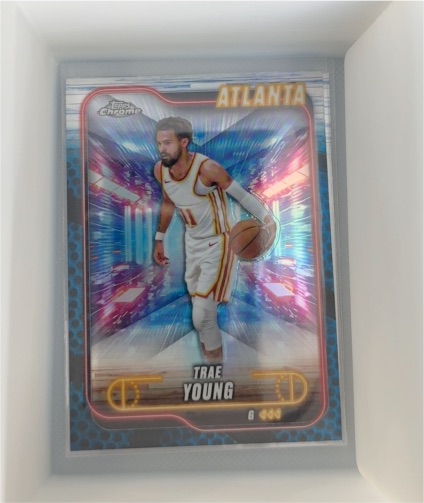 2024-25 Topps Chrome #82 Trae Young — front