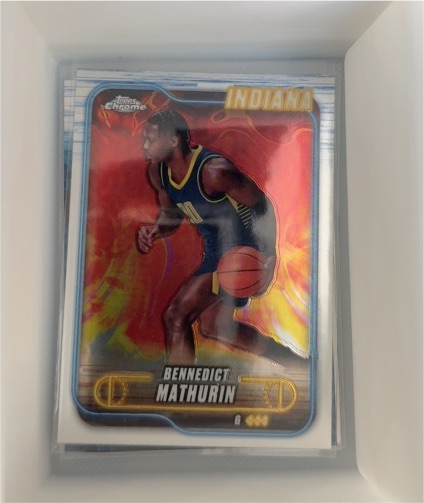 2024-25 Topps Chrome #96 Bennedict Mathurin — front
