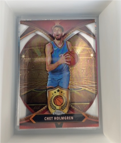 2024-25 Topps Chrome Basketball Ball of Duty #BOD-8 Chet Holmgren — front